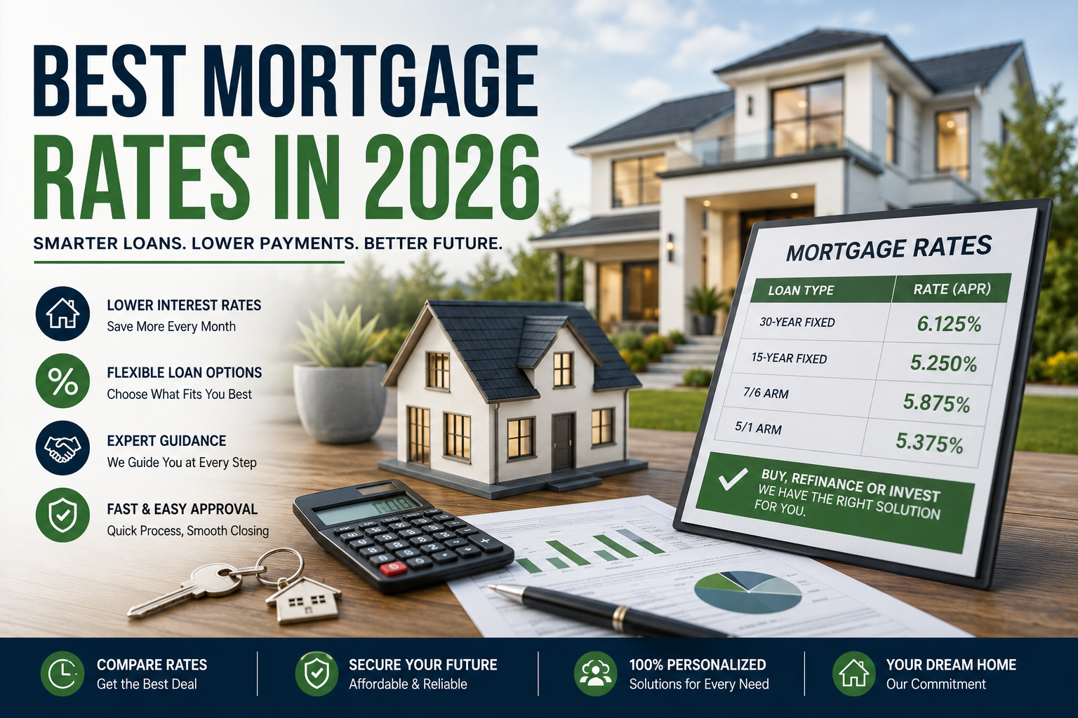 Best Mortgage Rates in 2026 | Smart Home Loan Guide